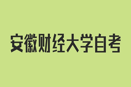 安徽财经大学自学实践考核